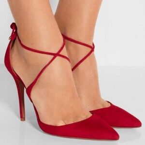 Aquazzura Matilde Suede Heels